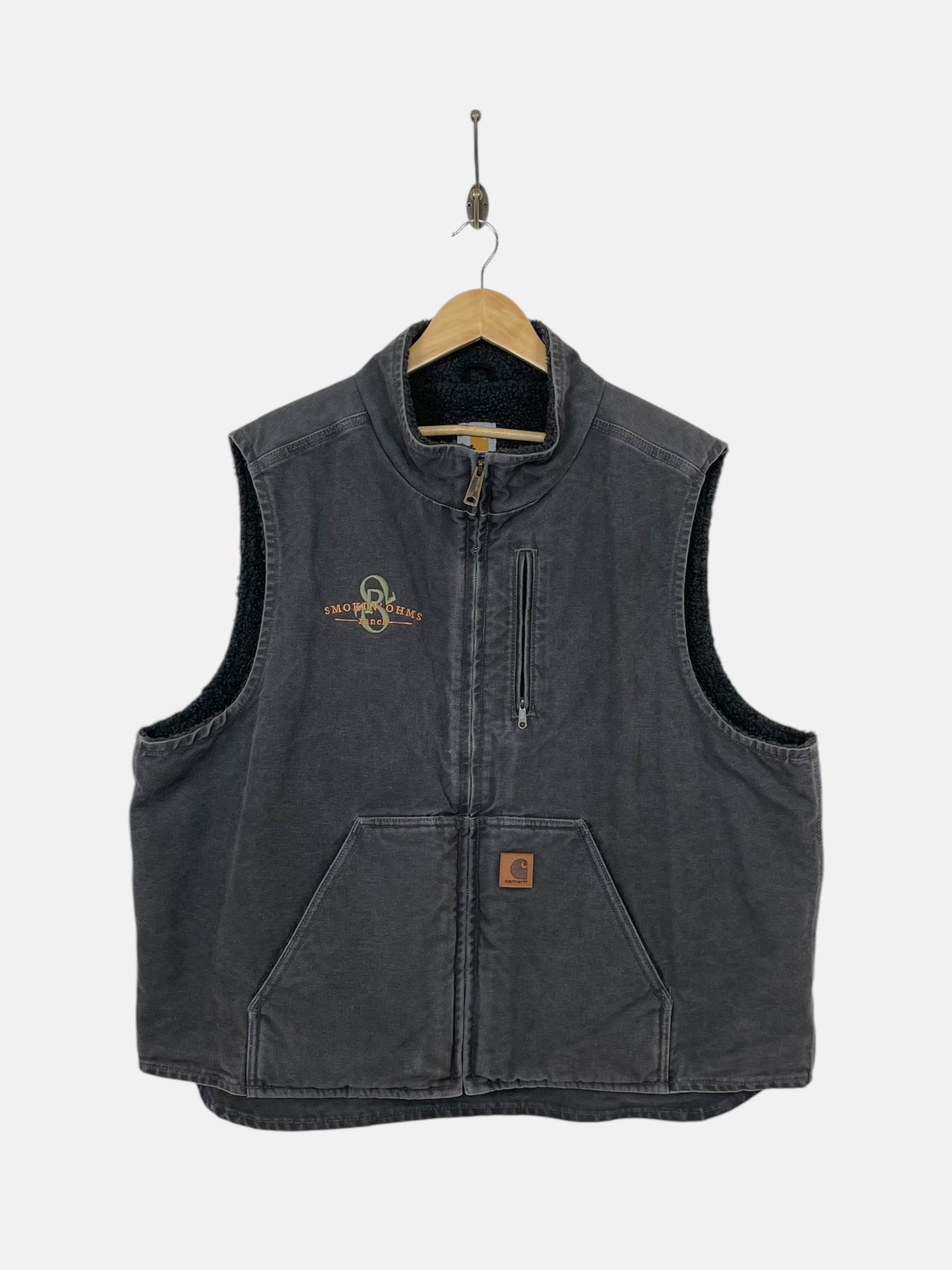 90's Carhartt Smokin' Ohms Vintage Vest Size XL-2XL