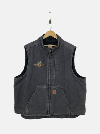 90's Carhartt Smokin' Ohms Vintage Vest Size XL-2XL