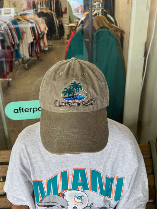 90's Clearwater Beach Embroidered Vintage Cap