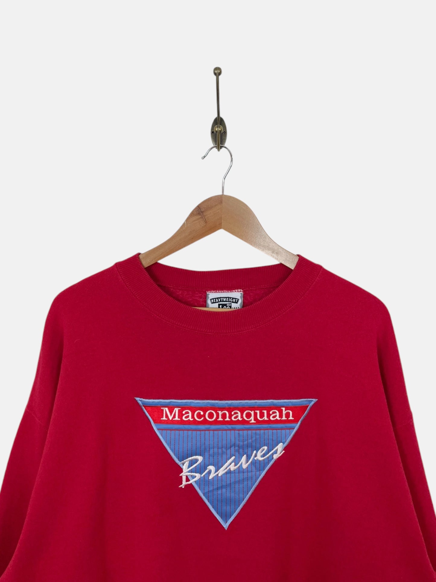 90's Maconaquah Embroidered Vintage Sweatshirt Size XL