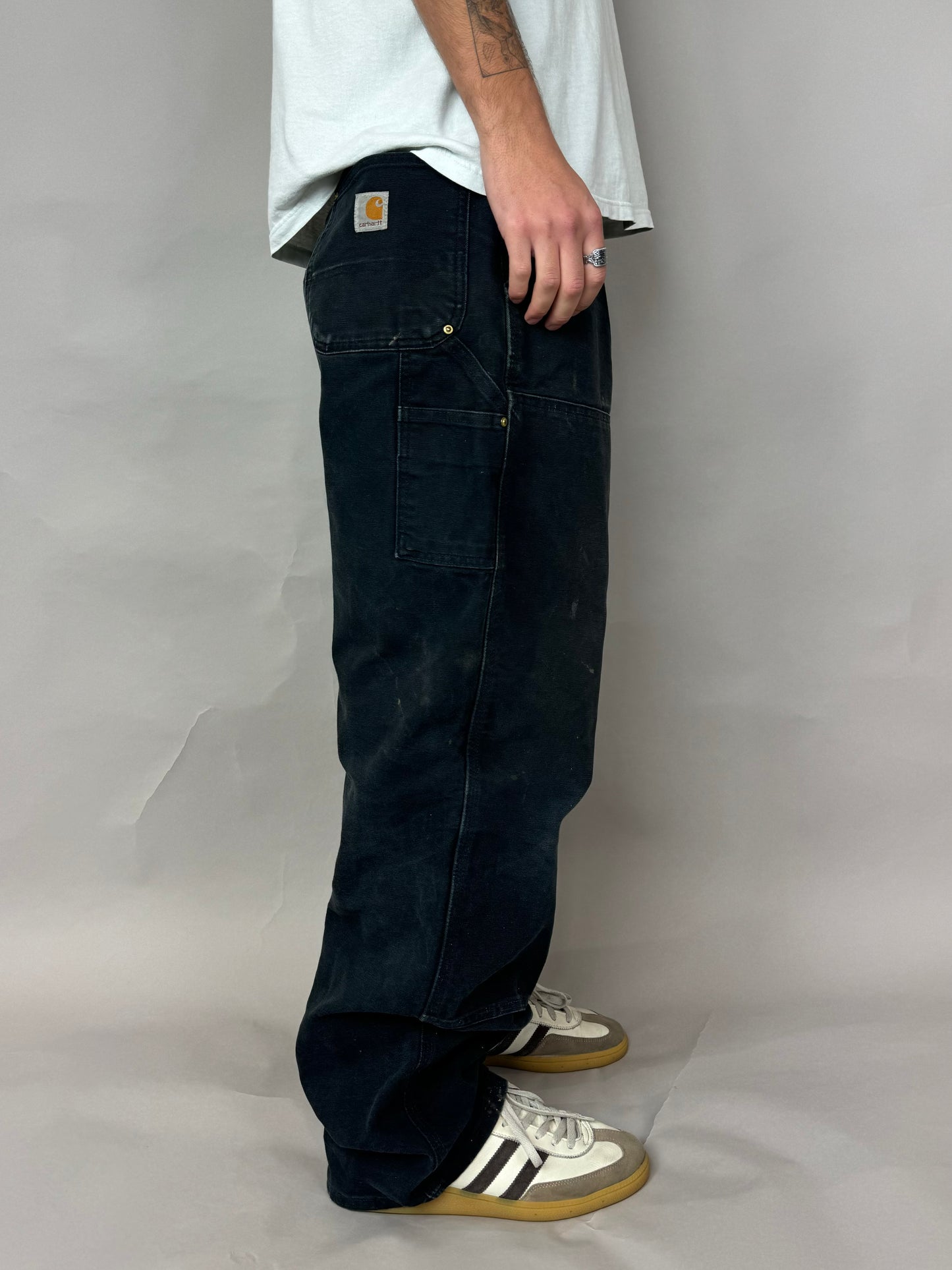 90's Carhartt Vintage Double Knee Carpenter Jeans Size 42x34