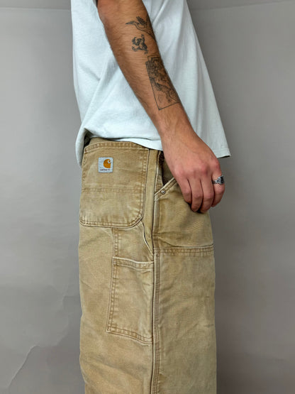 90's Carhartt Vintage Double Knee Carpenter Jeans Size 44x32