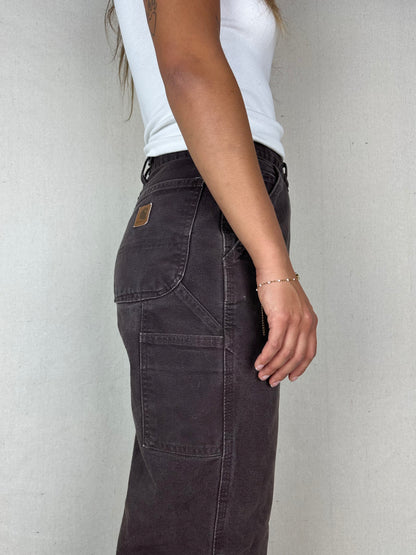 90's Carhartt Heavy Duty Vintage Carpenter Jeans Size 28x30