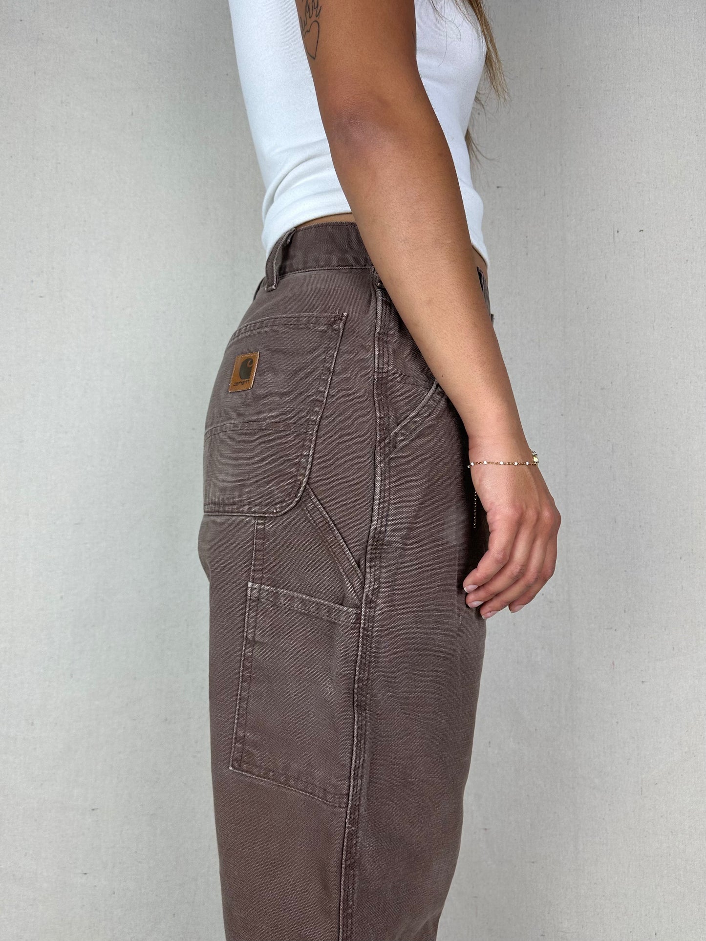 90's Carhartt Heavy Duty Vintage Carpenter Jeans Size 30x30