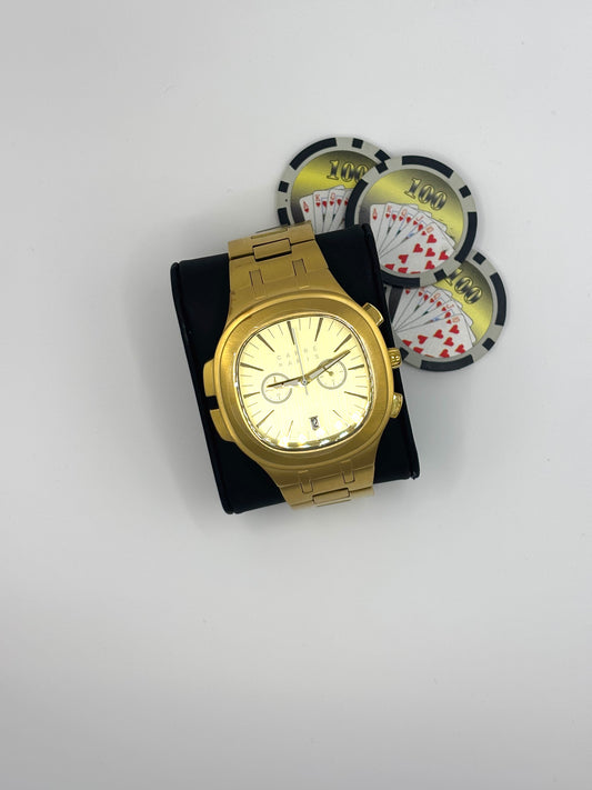 90's Carré Gold Vintage Watch