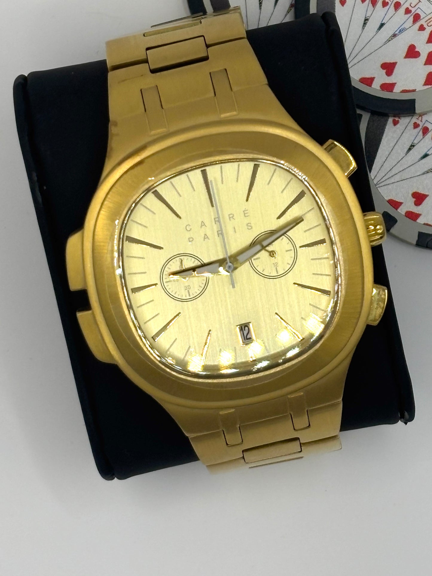 90's Carré Gold Vintage Watch