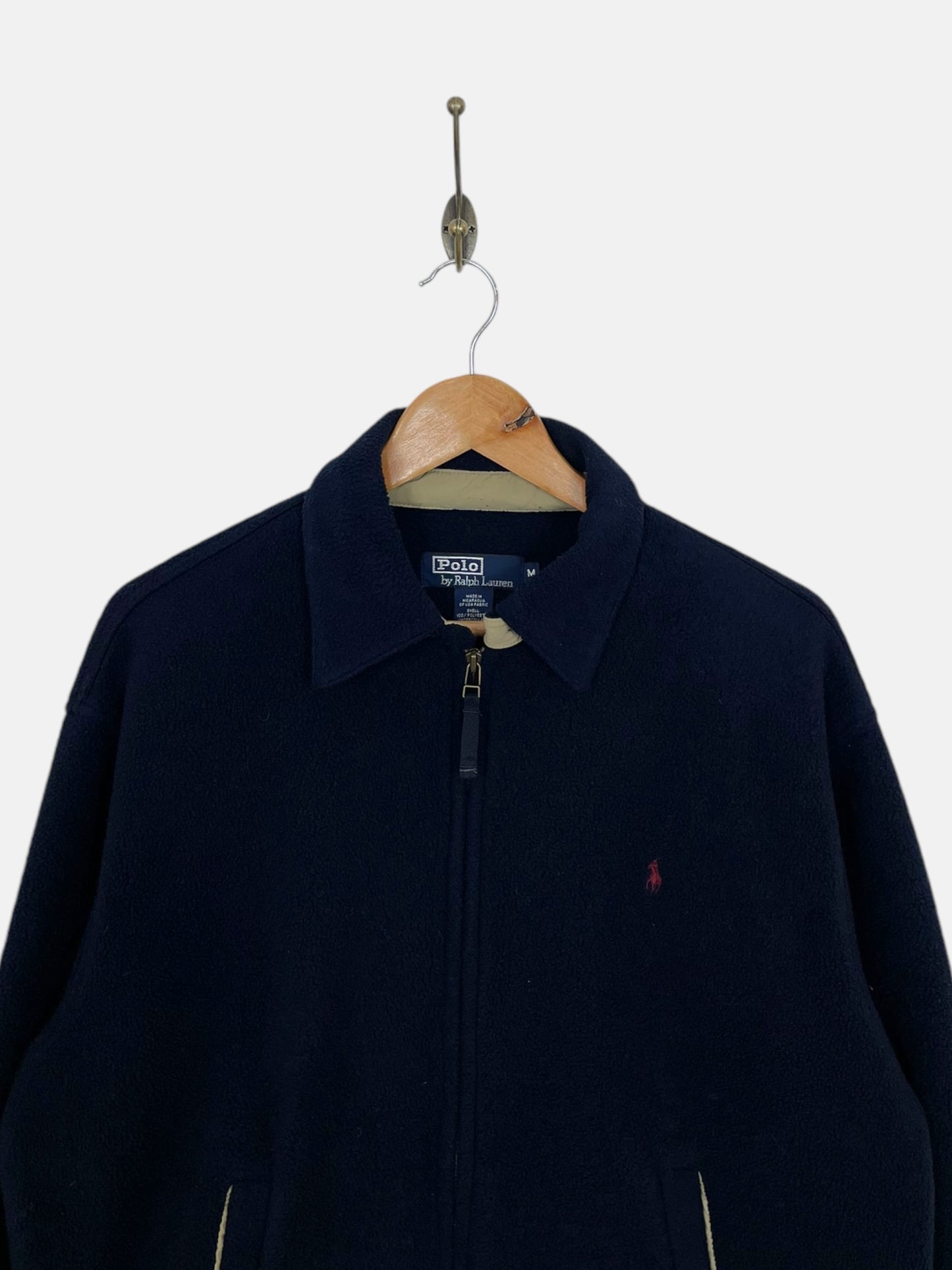 90's Ralph Lauren Embroidered Vintage Fleece Sweatshirt Size M