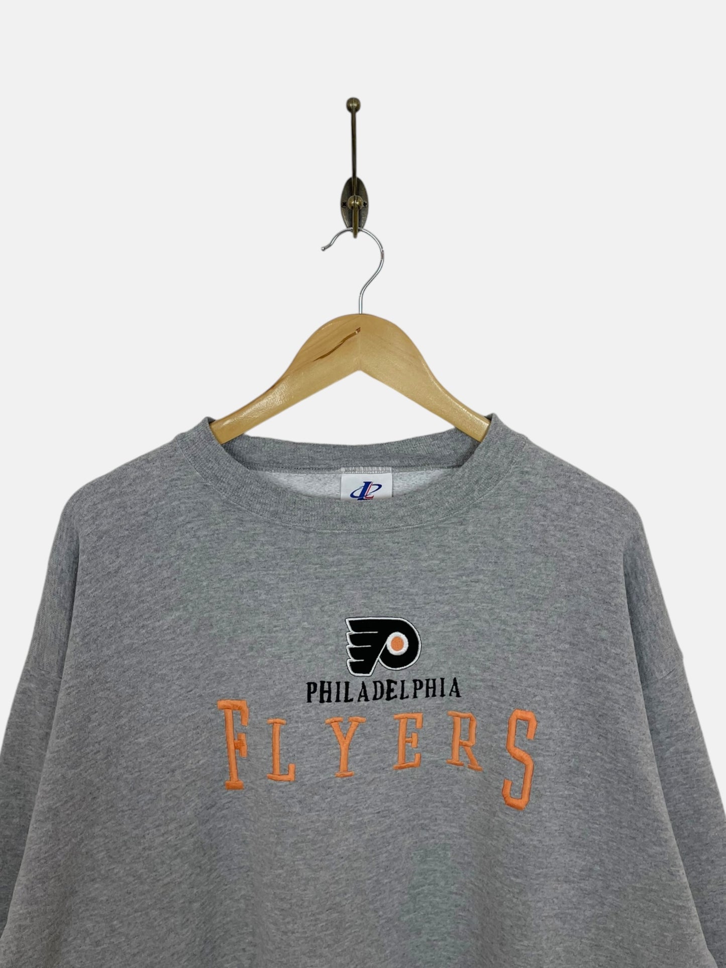 90's Philadelphia Flyers Embroidered Vintage Sweatshirt Size L-XL