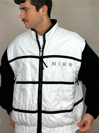 90's Nike Embroidered Lined Jacket Size 16