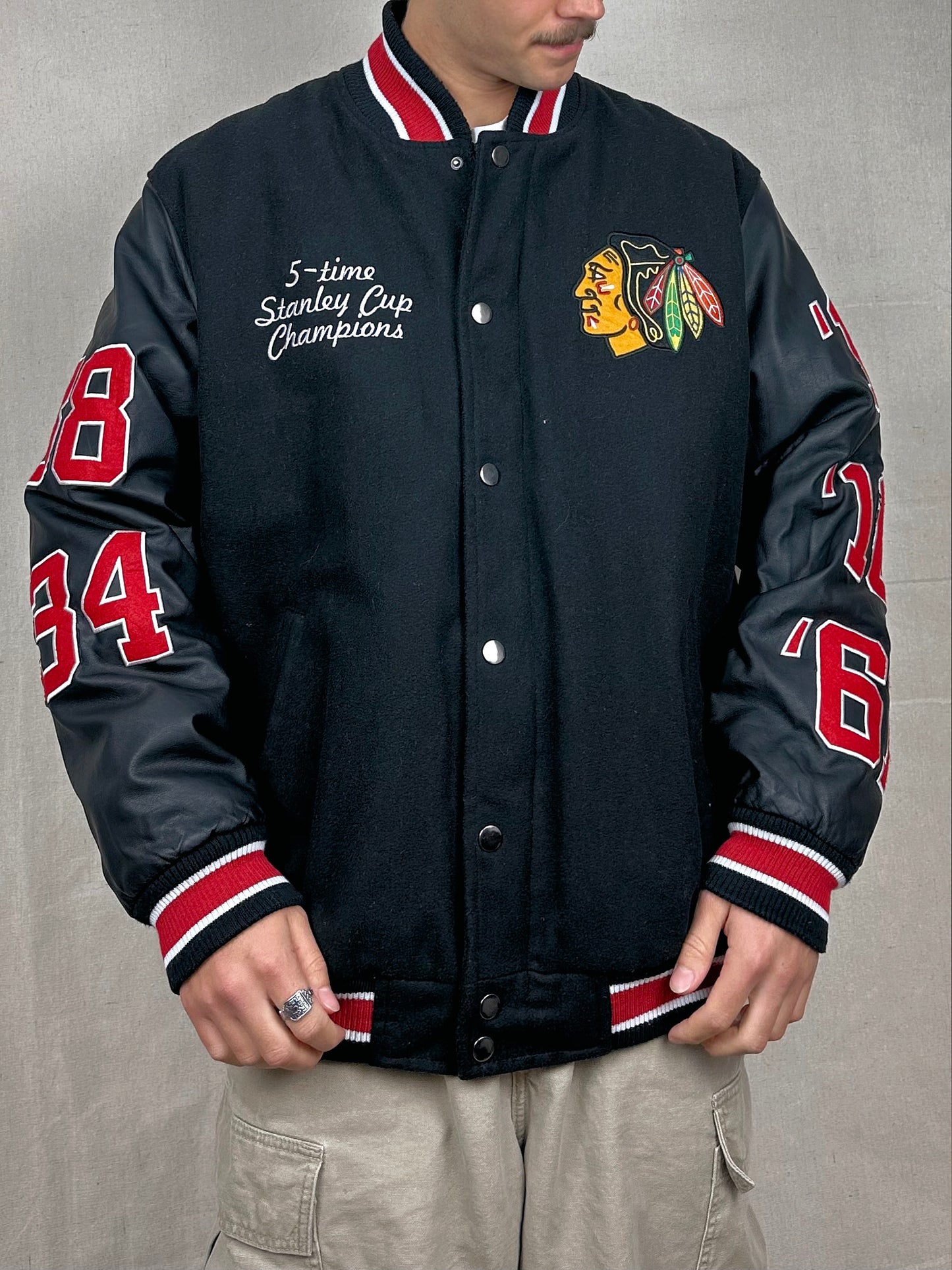 Stanley Champions Blackhawks Chicago Jacket