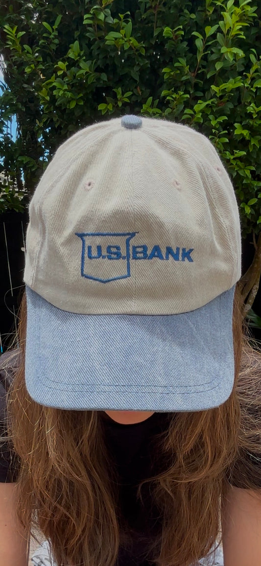 90's U.S Bank Embroidered Vintage Cap