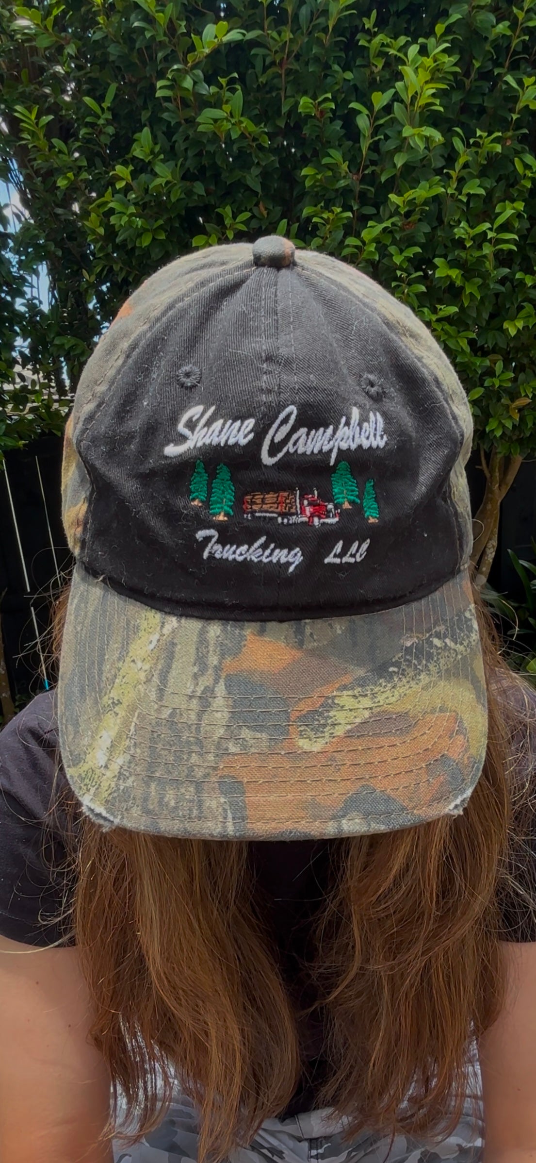 90's Shane Campbell Trucking Embroidered Realtree Cap