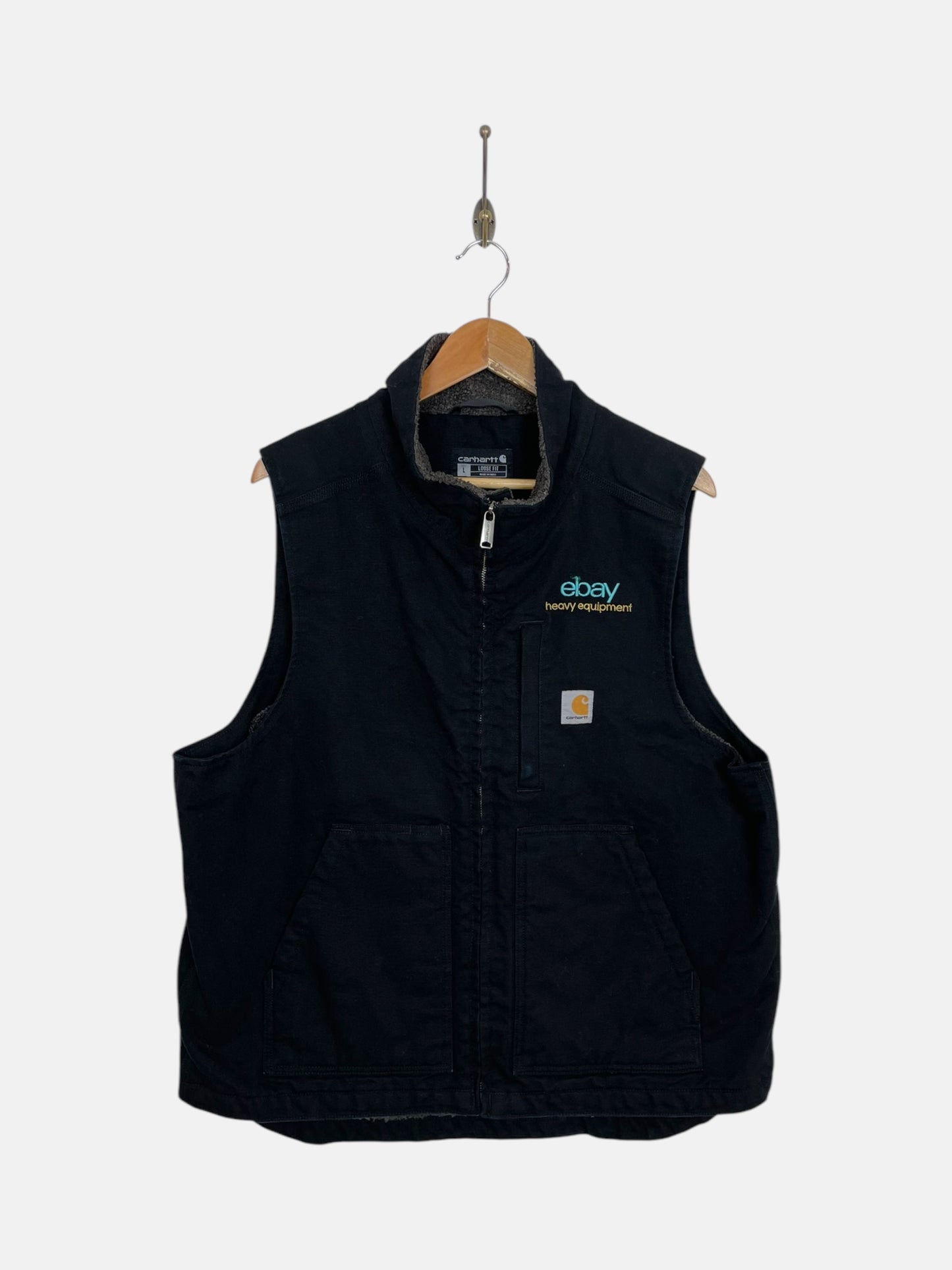 90's Ebay Carhartt Embroidered Vintage Vest Size L-XL