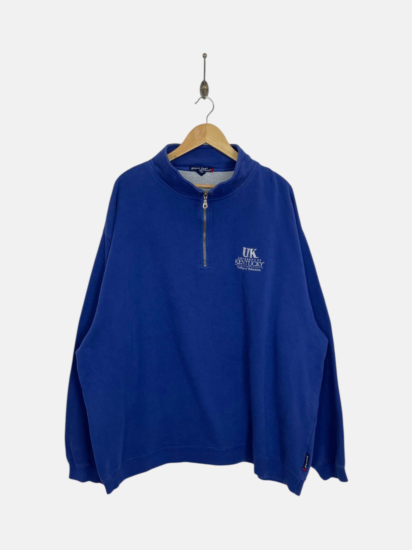 90's University of Kentucky Embroidered Vintage Quarterzip Sweatshirt Size 2XL-3XL