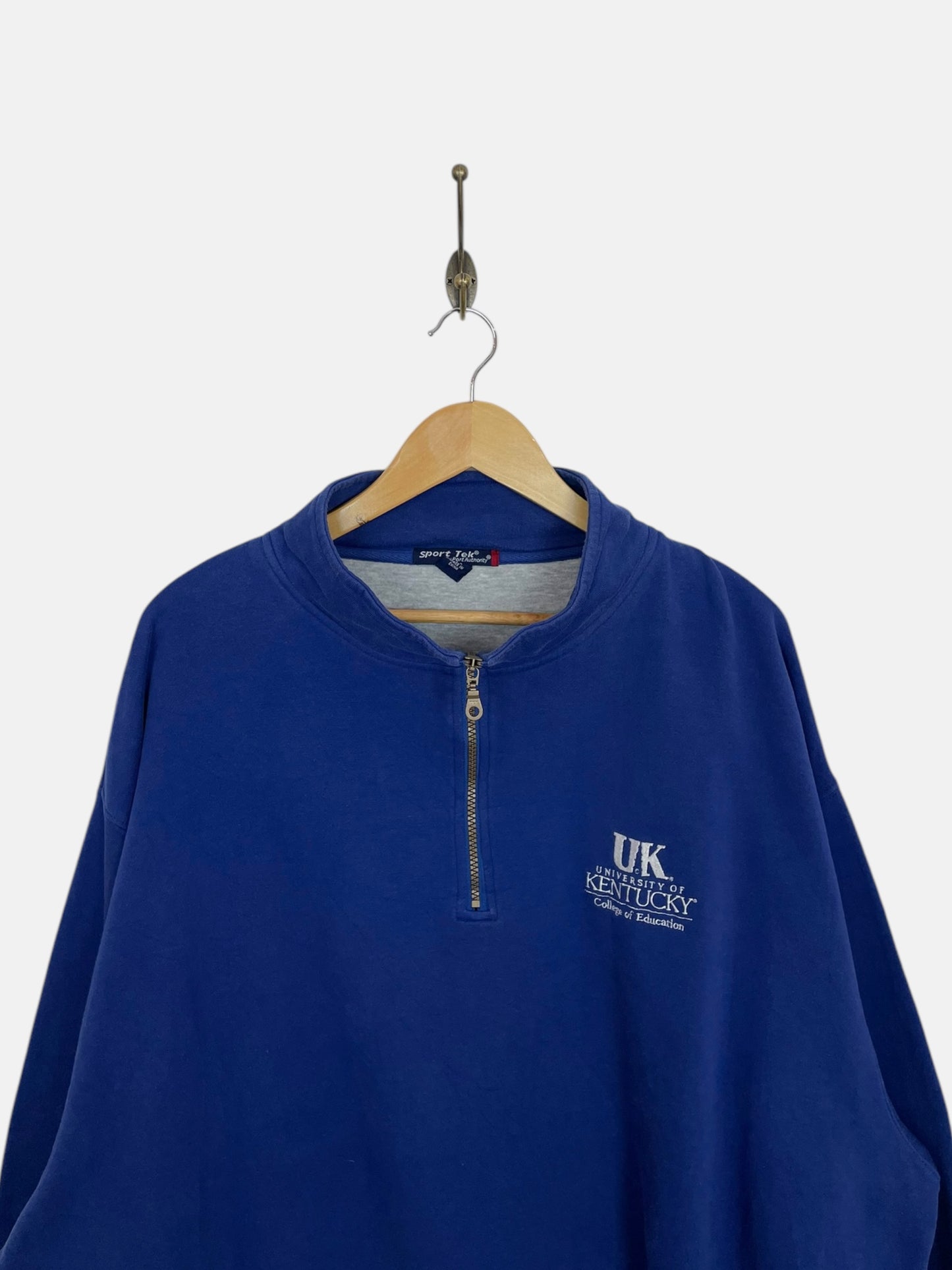 90's University of Kentucky Embroidered Vintage Quarterzip Sweatshirt Size 2XL-3XL