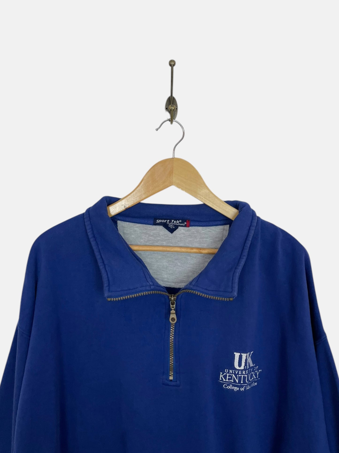 90's University of Kentucky Embroidered Vintage Quarterzip Sweatshirt Size 2XL-3XL