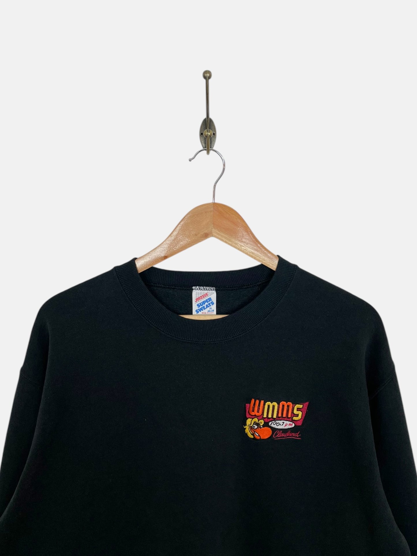 90's WMMS Radio Embroidered Vintage Sweatshirt Size M