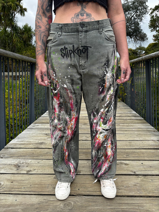 90's Dickies Slipknot Vintage Jeans Size 34x30