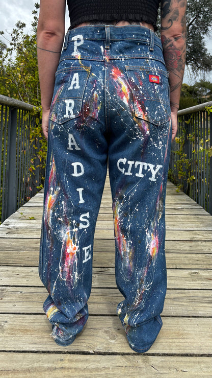 90's Dickies Guns 'n' Roses Vintage Jeans Size 34x32