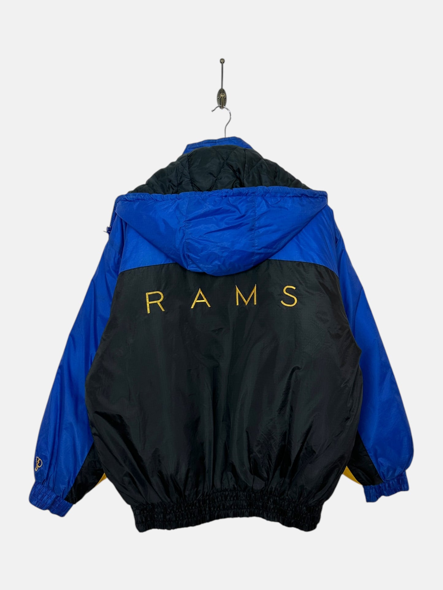 90's St Louis Rams Embroidered Vintage Jacket Size XL-2XL