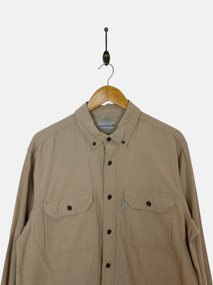 90's Carhartt Vintage Button-up Shirt Size XL