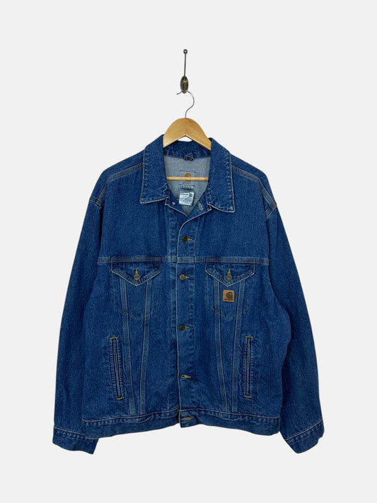 90's Carhartt Vintage Denim Jacket Size XL-2XL