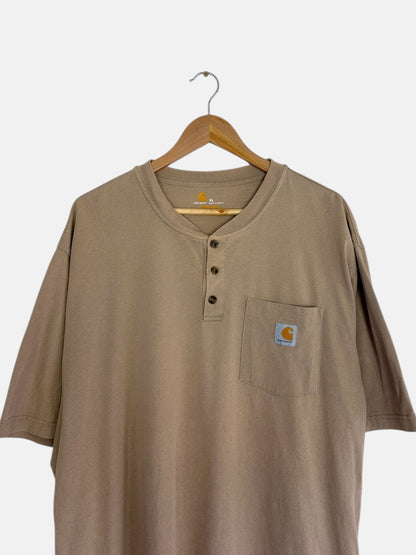 90's Carhartt Button-up Vintage T-Shirt Size 2XL-3XL