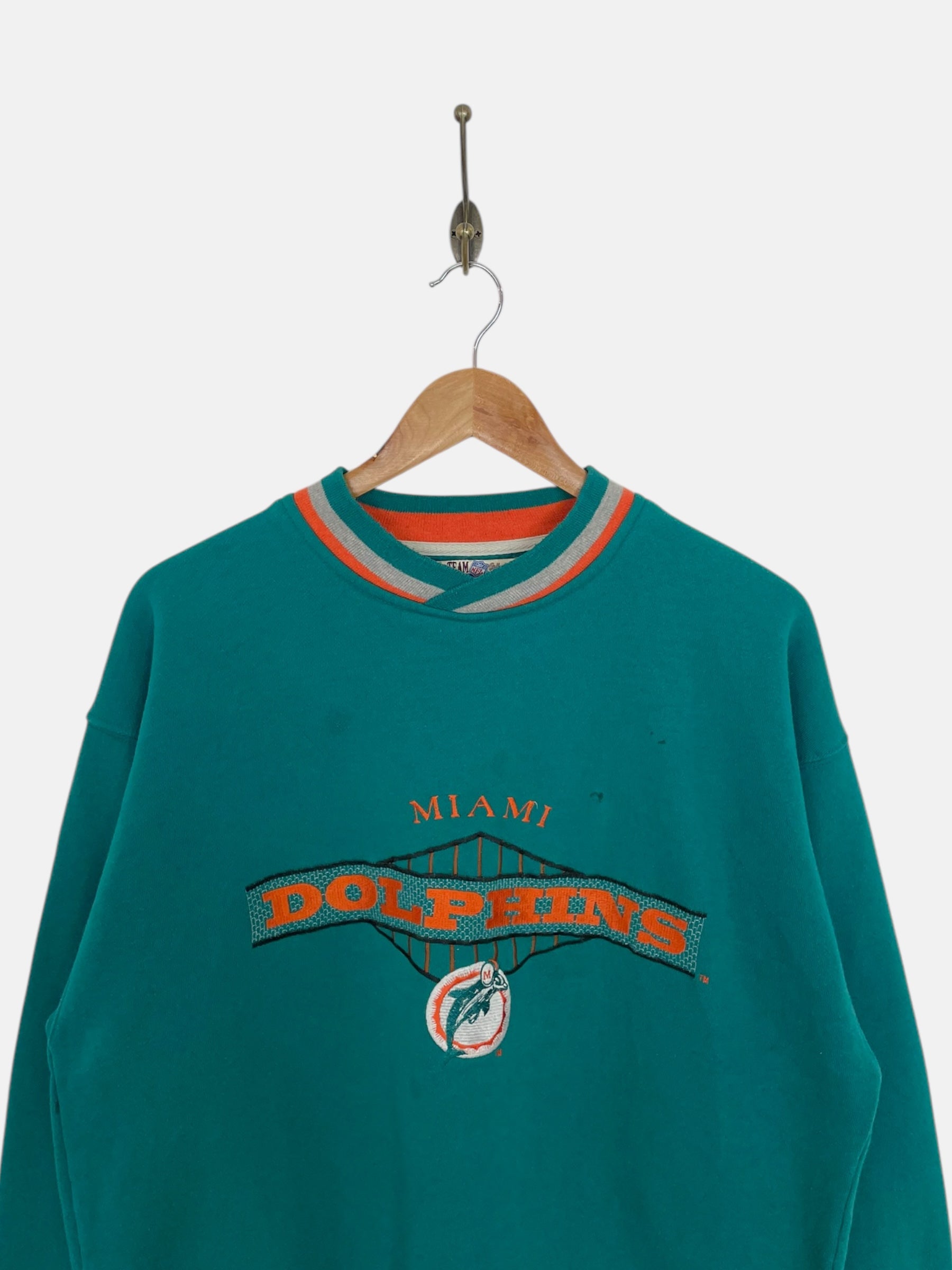 Vintage orders Miami Dolphins Embroidered Sweatshirt Size XL