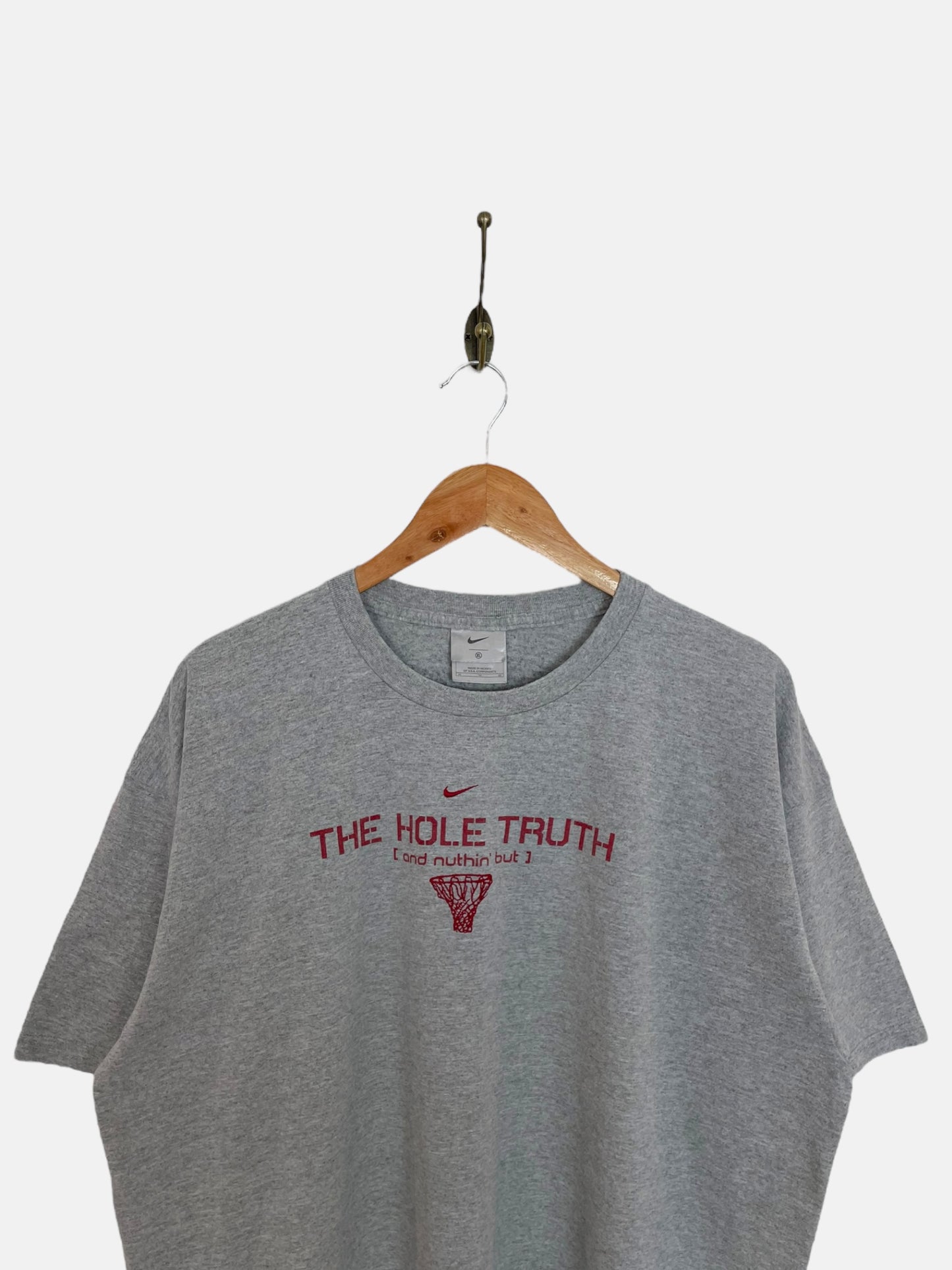 90's Nike "The Hole Truth" Embroidered Vintage T-Shirt Size XL-2XL