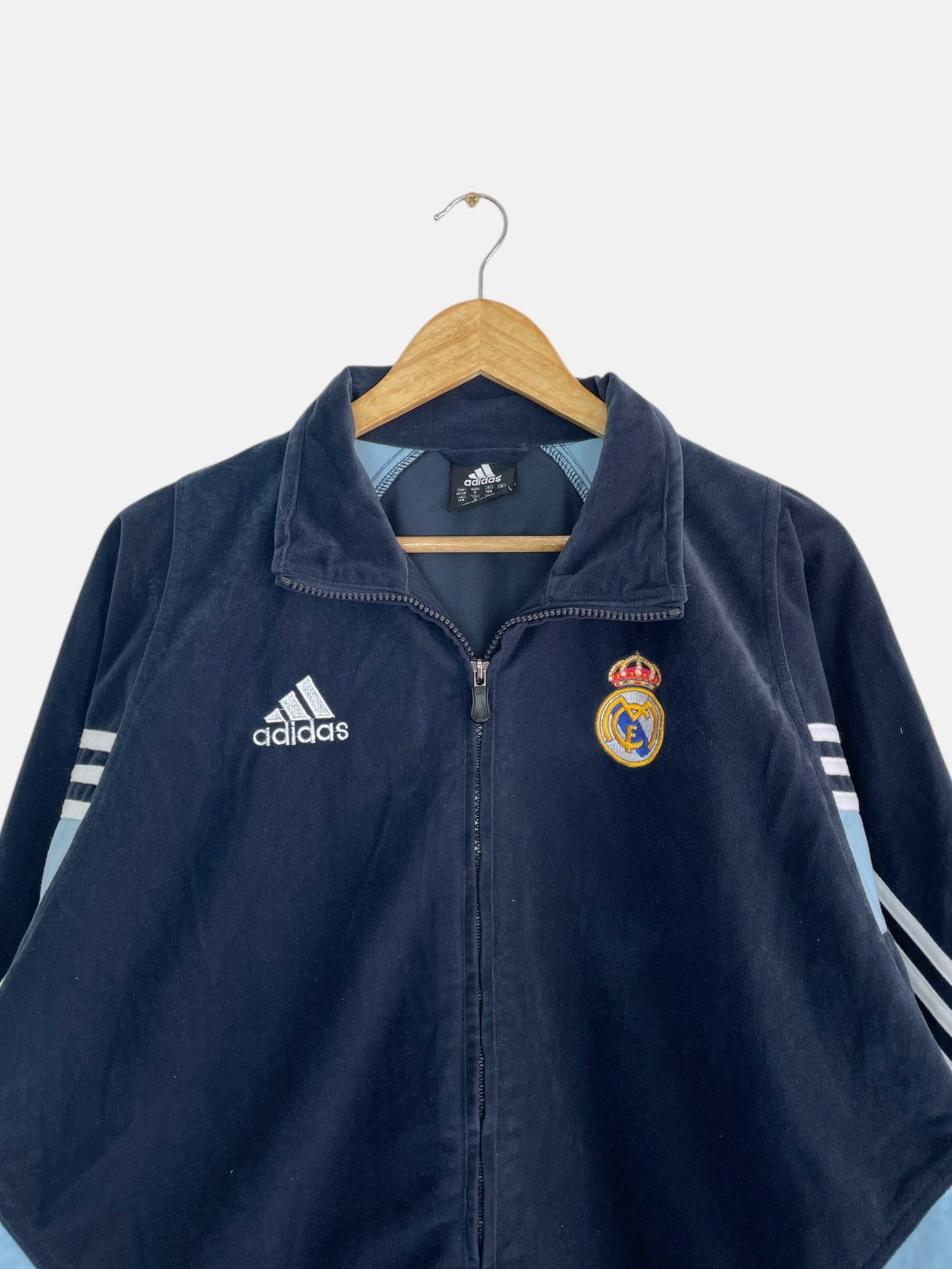 90's Adidas Real Madrid Embroidered Vintage Jacket Size XL-2XL