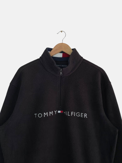 90's Tommy Hilfiger Embroidered Vintage Quarter-zip Sweatshirt Size XL