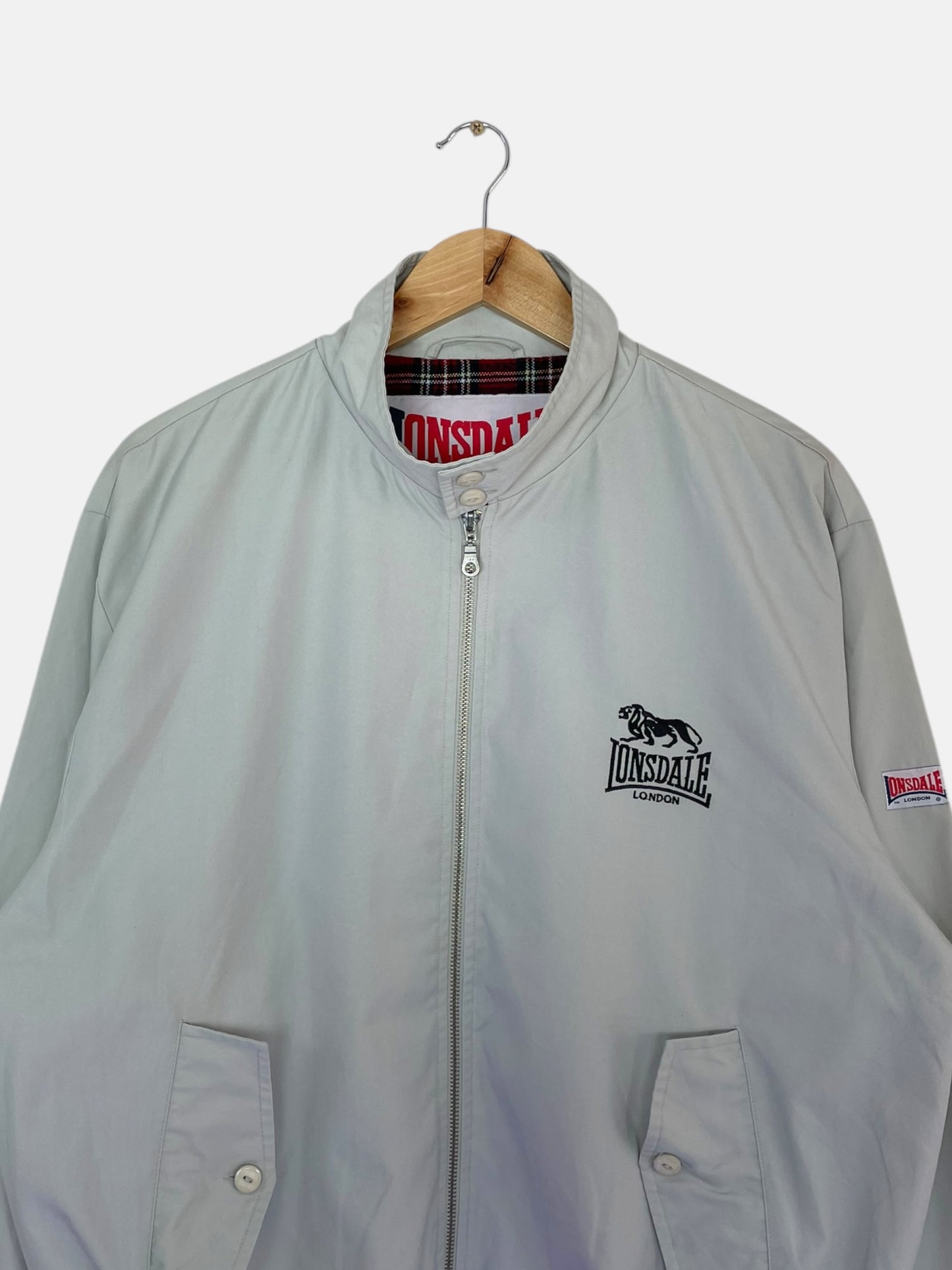 90's Lonsdale Embroidered Vintage Light Jacket Size XL