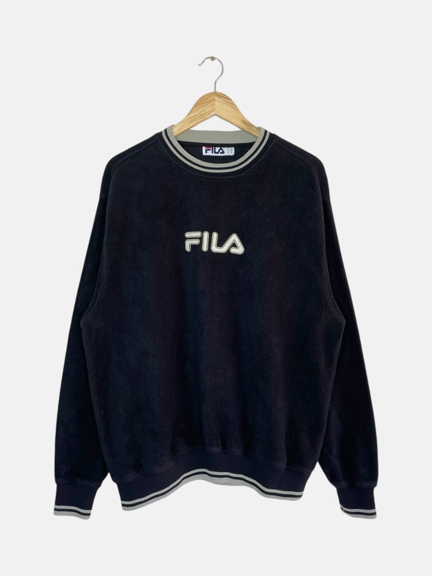 90's Fila Embroidered Vintage Fleece Sweatshirt Size L