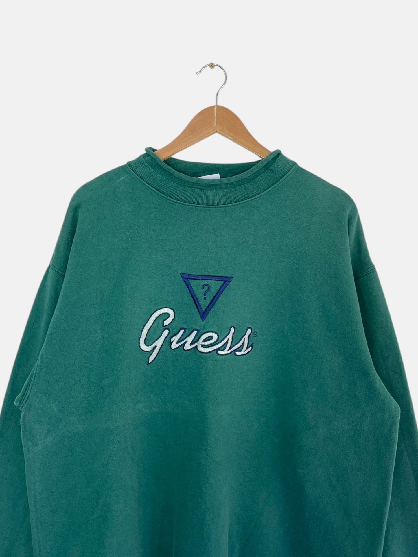 90's Guess Embroidered Vintage Sweatshirt Size L