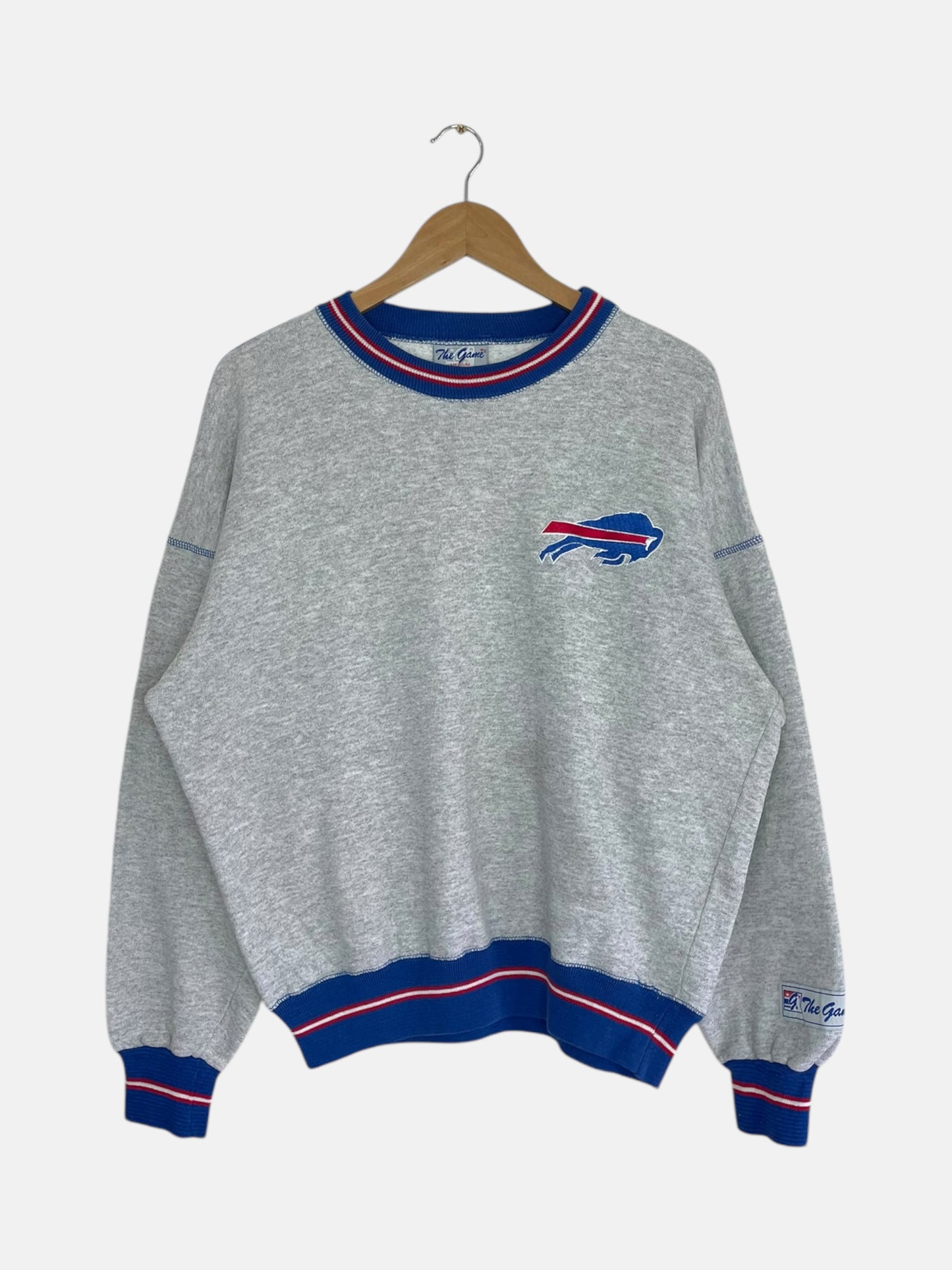 90's Buffalo Bills Embroidered Vintage Sweatshirt Size M-L