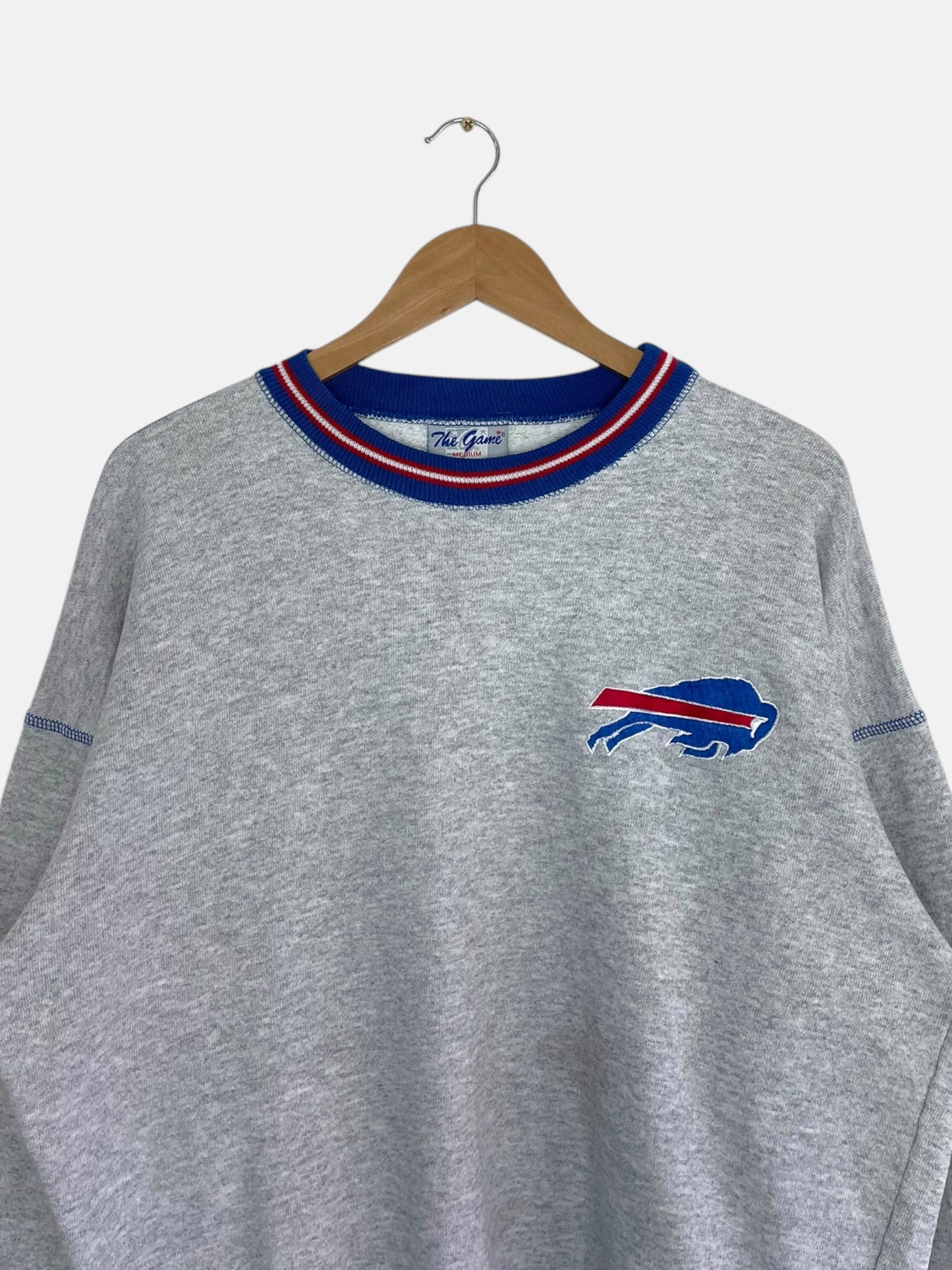 90's Buffalo Bills Embroidered Vintage Sweatshirt Size M-L