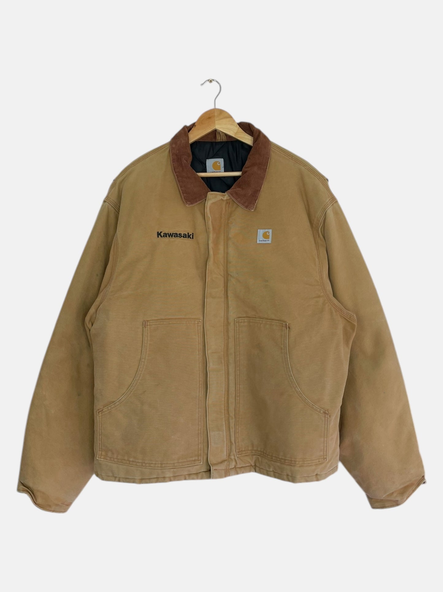 90's Carhartt Kawasaki Embroidered Vintage Jacket Size 2XL-3XL