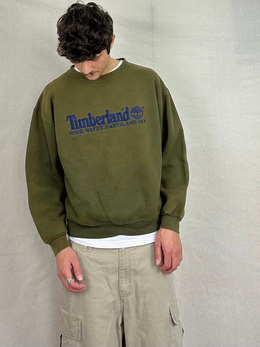 90's Timberland USA Made Embroidered Vintage Sweatshirt Size M