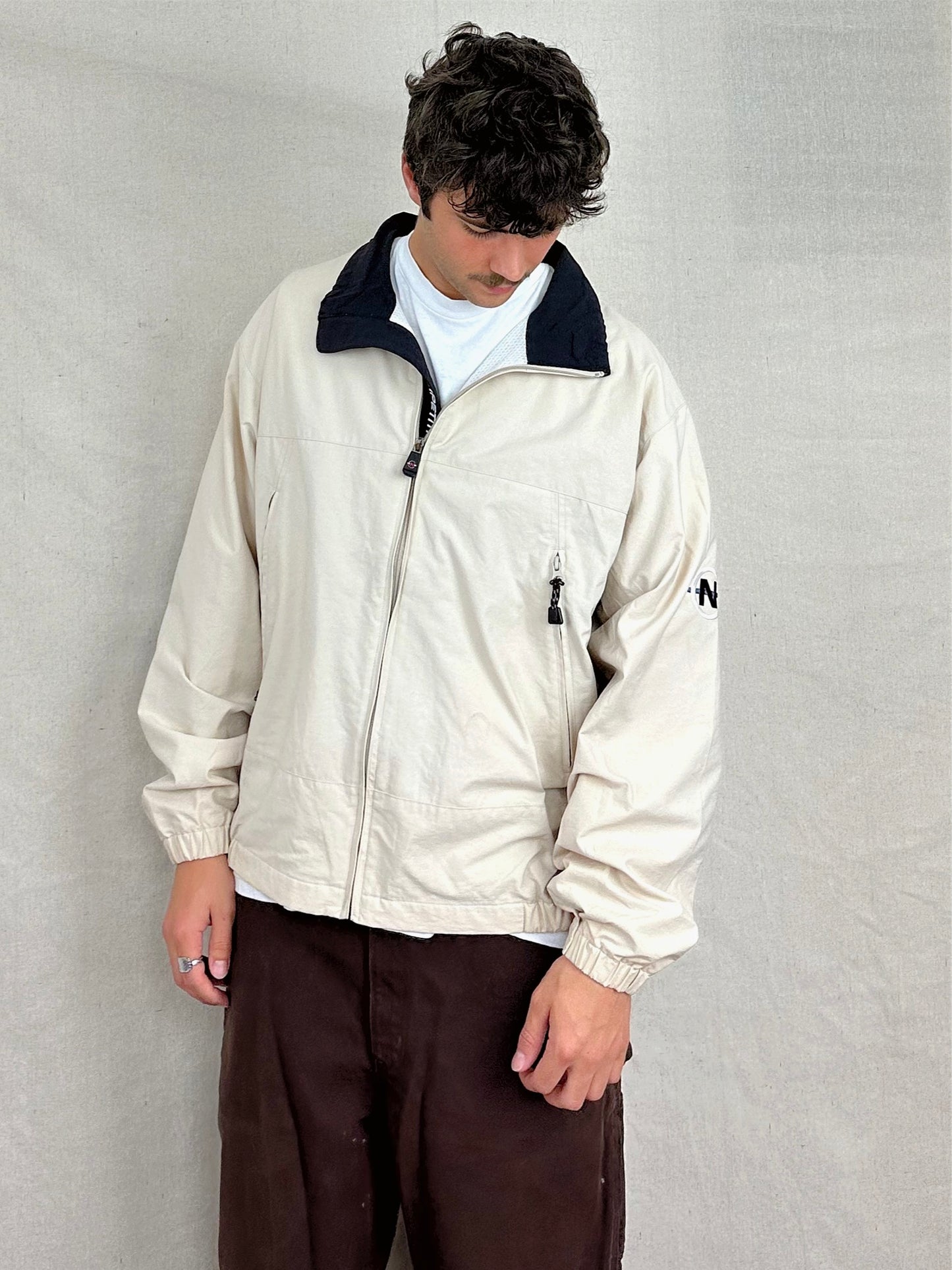 90'a Nautica Competition Embroidered Vintage Jacket Size L-XL