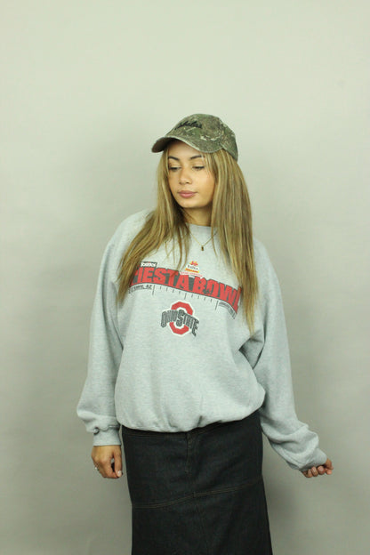 Nike Ohio State University Fiestabowl Vintage Sweatshirt Size M