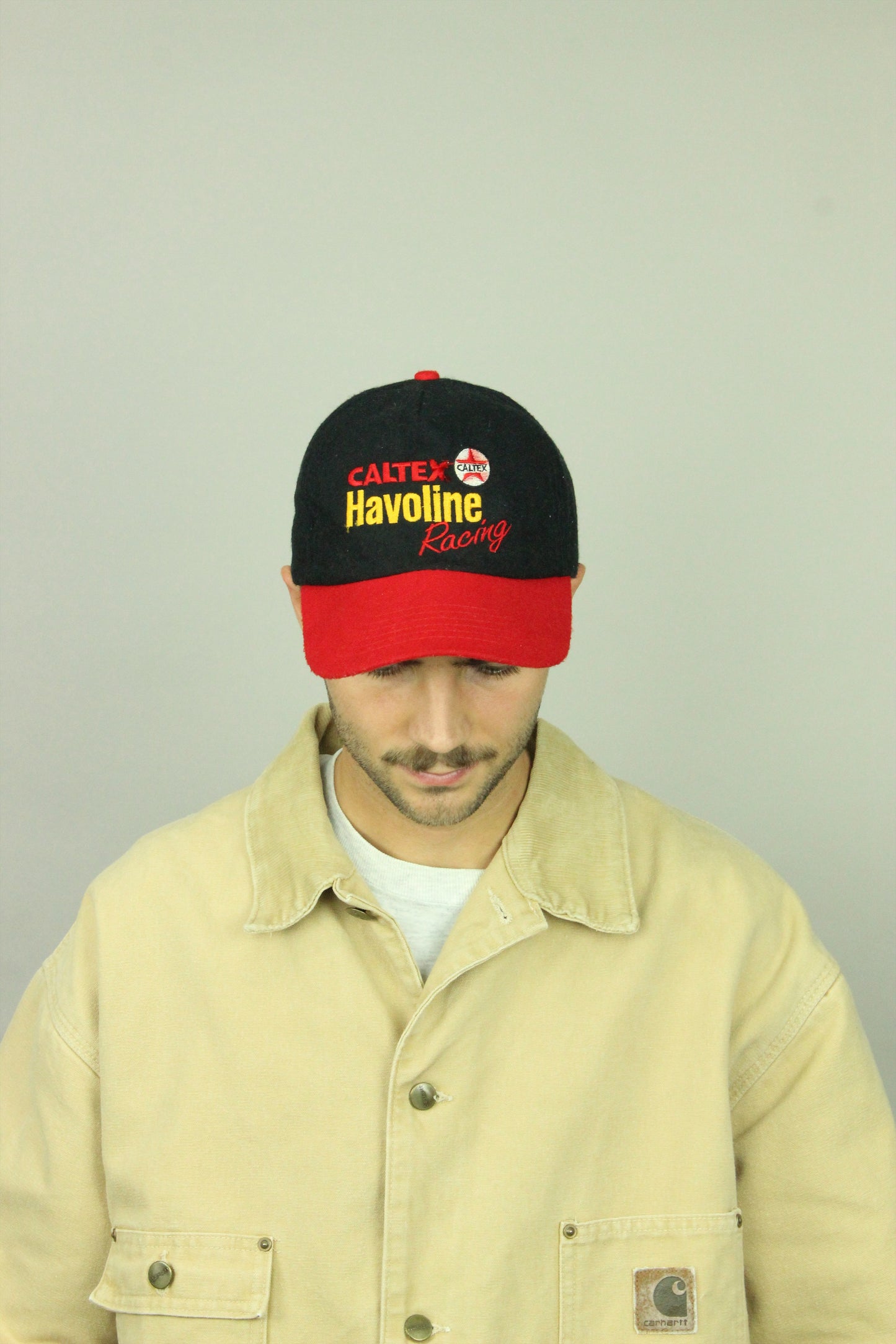 90's Caltex Havoline Racing Embroidered Vintage Cap