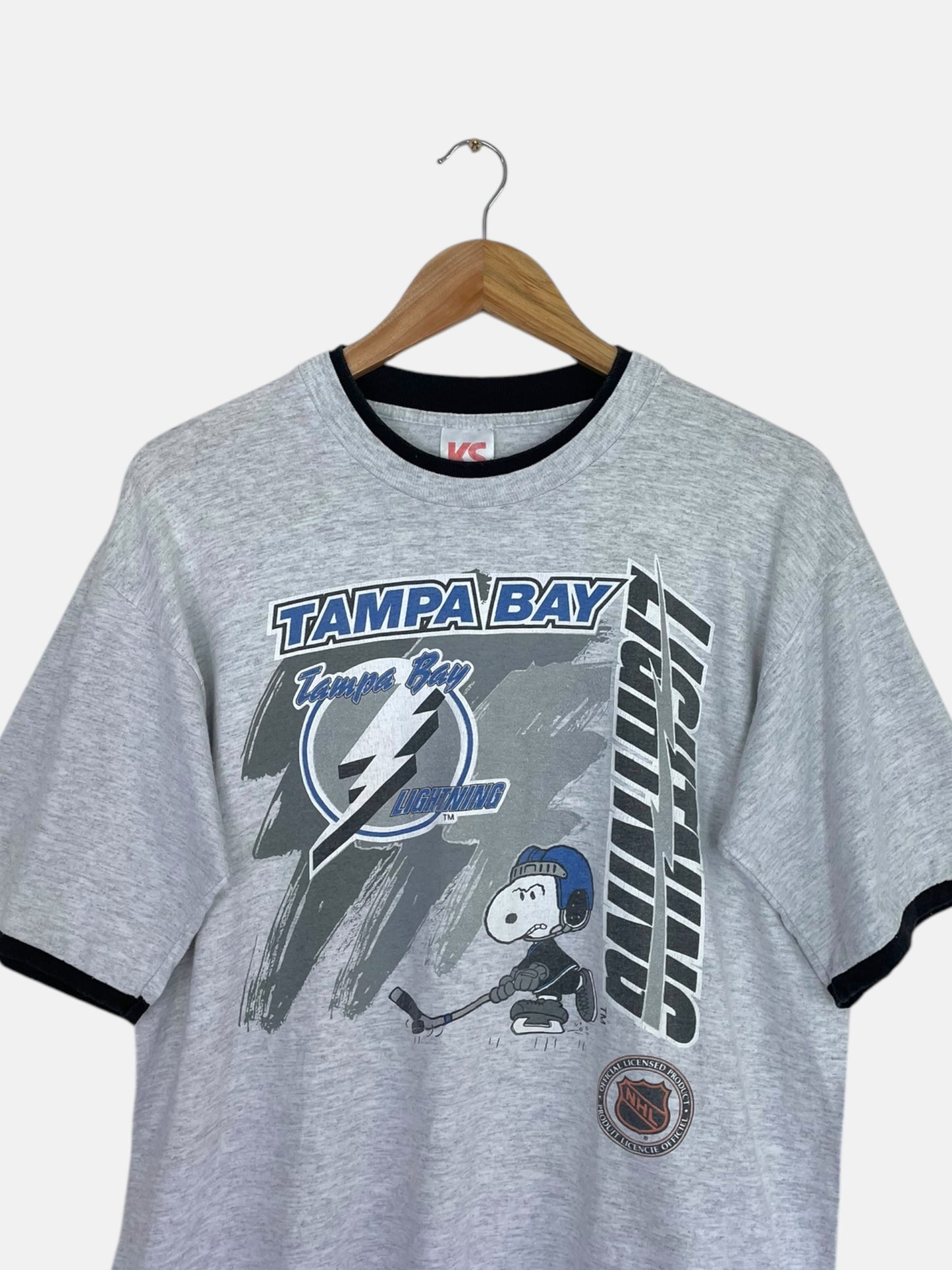 90's Tampa Bay Lightning NHL Vintage T-Shirt Size L