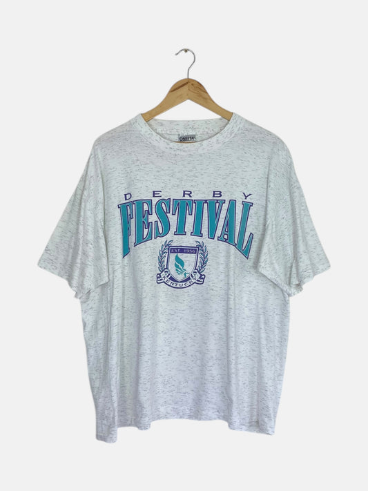 90's Derby Festival Vintage T-Shirt Size XL