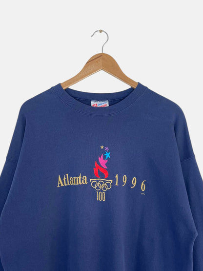 90's Atlanta 1996 Olympics Embroidered Vintage Sweatshirt Size XL