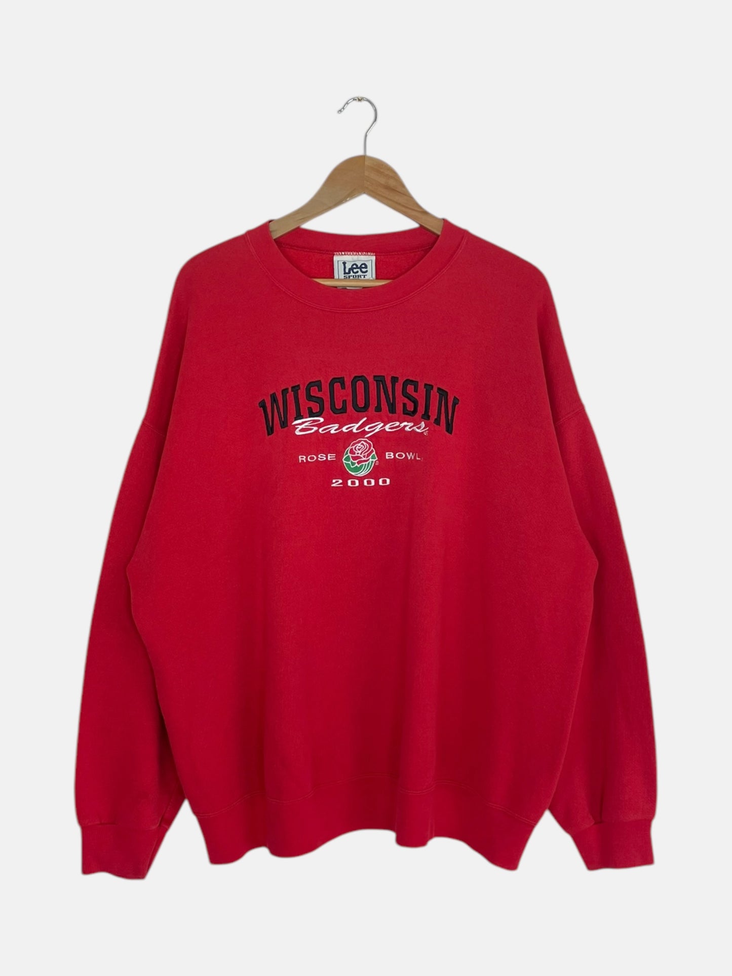 90's Wisconsin Badgers Embroidered Vintage Sweatshirt Size 2XL-3XL