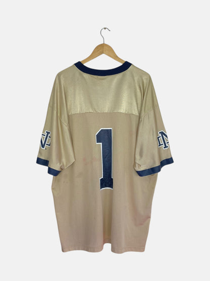 90's Adidas Notre Dame NFL Embroidered Vintage Jersey Size 3XL