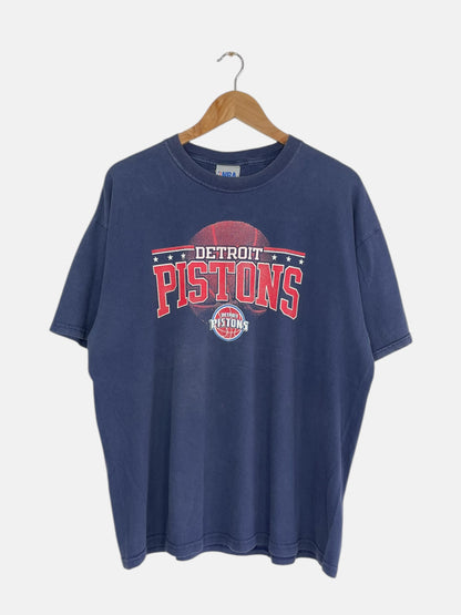 90's Detroit Pistons NBA Vintage T-Shirt Size L-XL