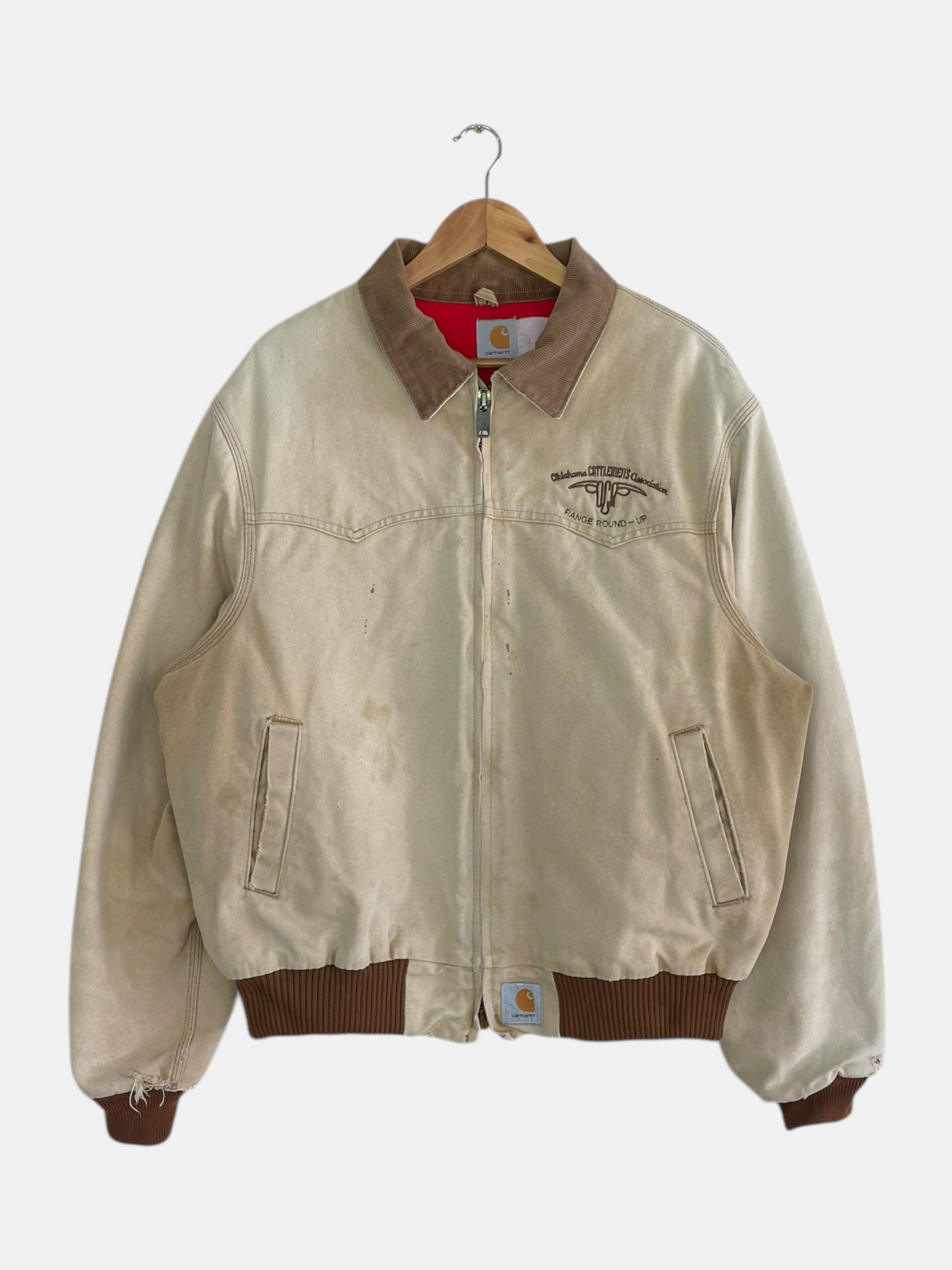 90's Carhartt Sante Fe Embroidered Vintage Jacket Size 2XL