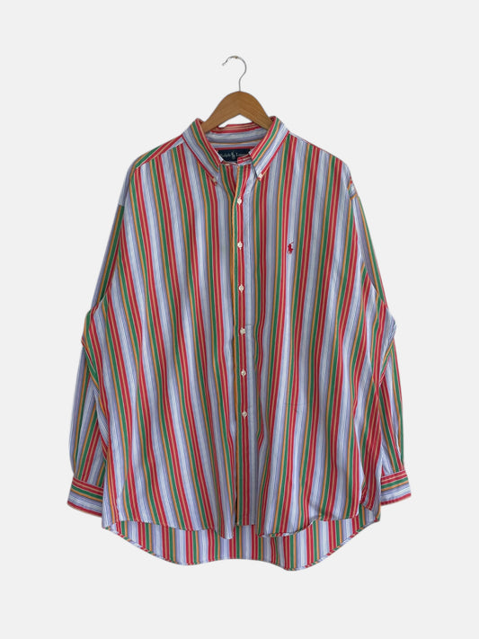 90's Ralph Lauren Vintage Button-up Long Sleeve Shirt Size XL-2XL