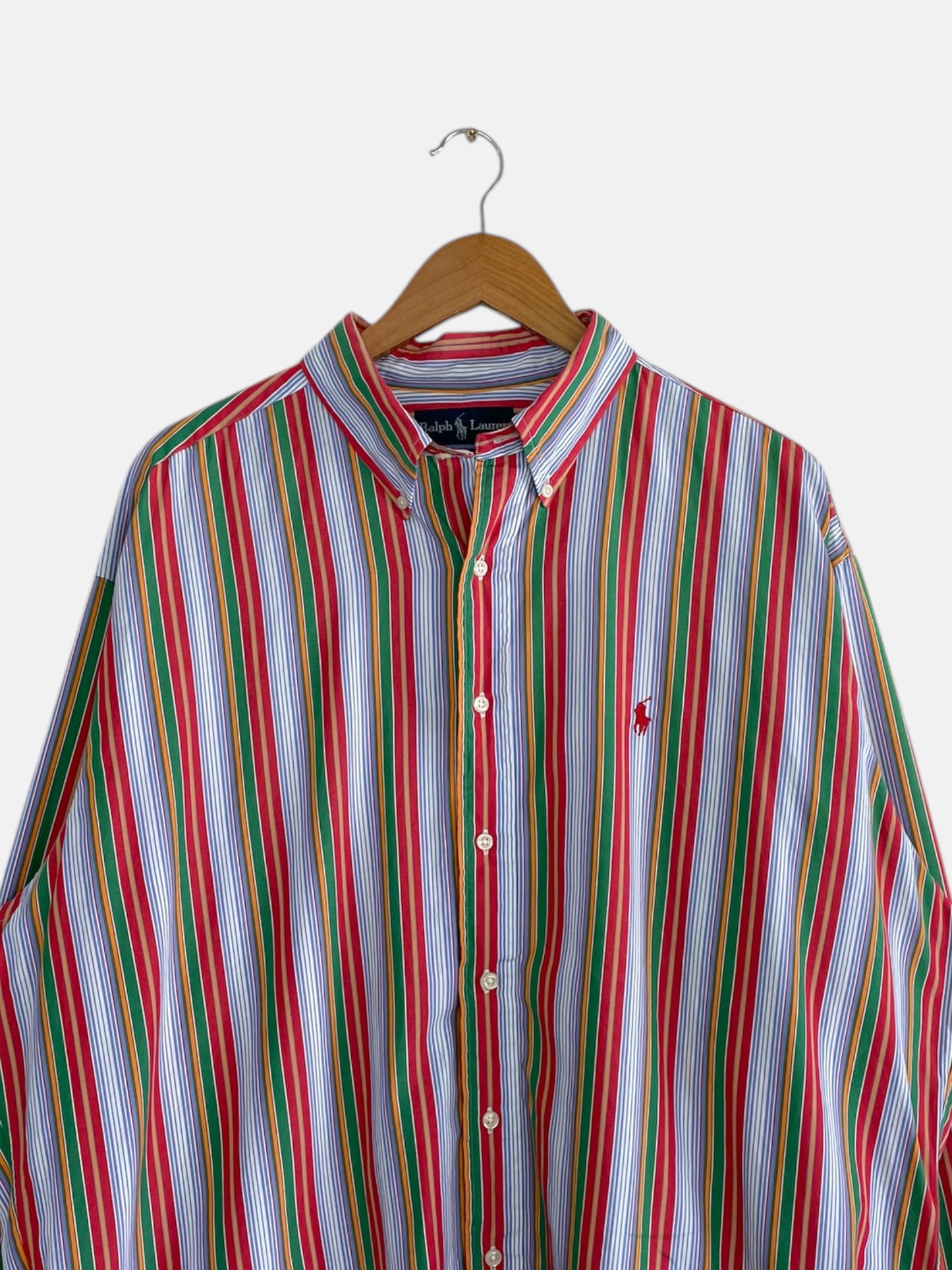 90's Ralph Lauren Vintage Button-up Long Sleeve Shirt Size XL-2XL